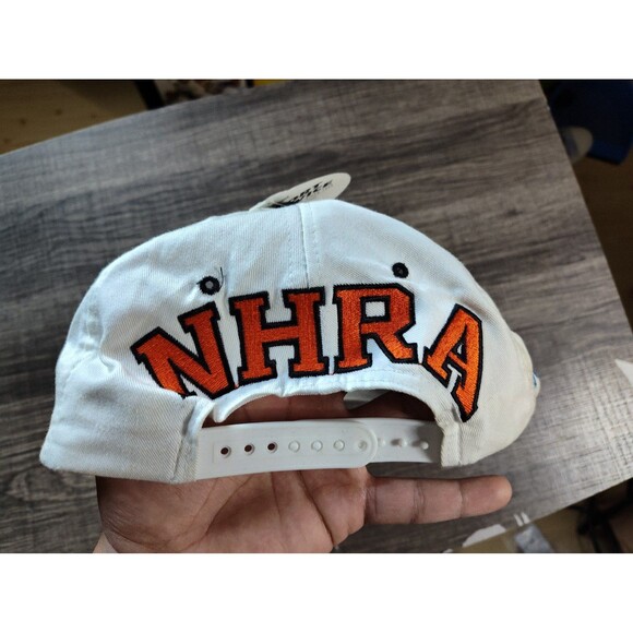 NHRA Hat Adjustable Vintage 90s Nationals Autolite Snapback Cap - Picture 6 of 9